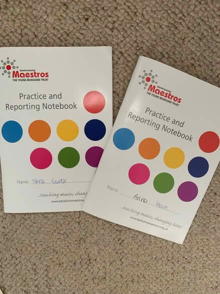 Photo of free Music practice record books (Newbury, Berkshire RG14) #1