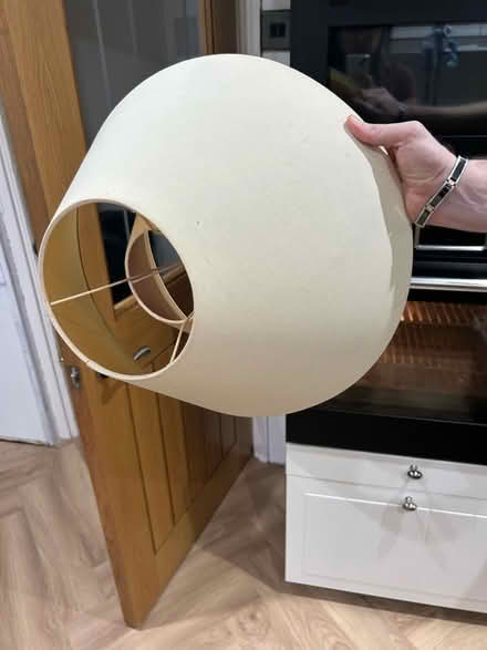 Photo of free 2 beige lampshades (Orpington BR6) #1
