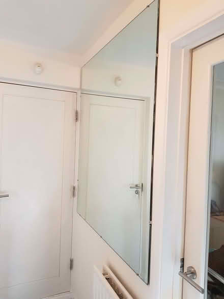 Photo of free Large wall mirror - mounted unframed 137cm x 122cm (Fleetville AL1) #1
