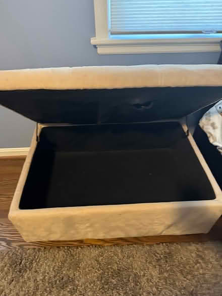 Photo of free Ottoman with storage (Wolftrap) #2