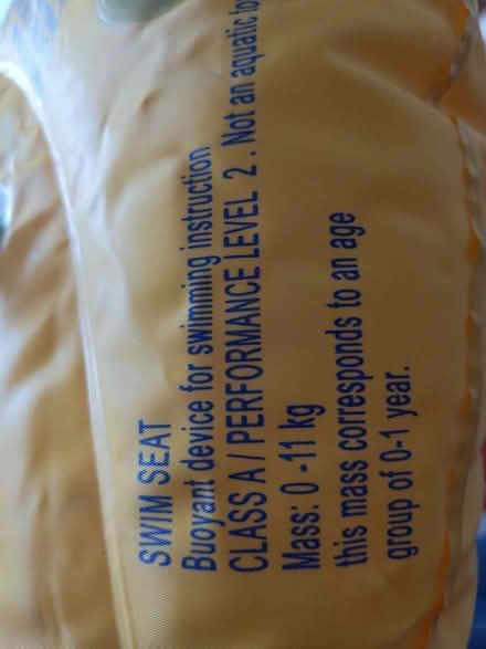 Photo of free Baby swim seat (Woodley) #2