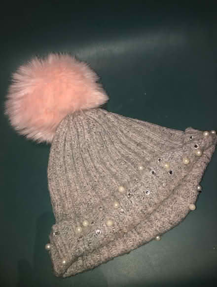 Photo of free George cosy grey bobble hat (E2 Bethnal Green) #2