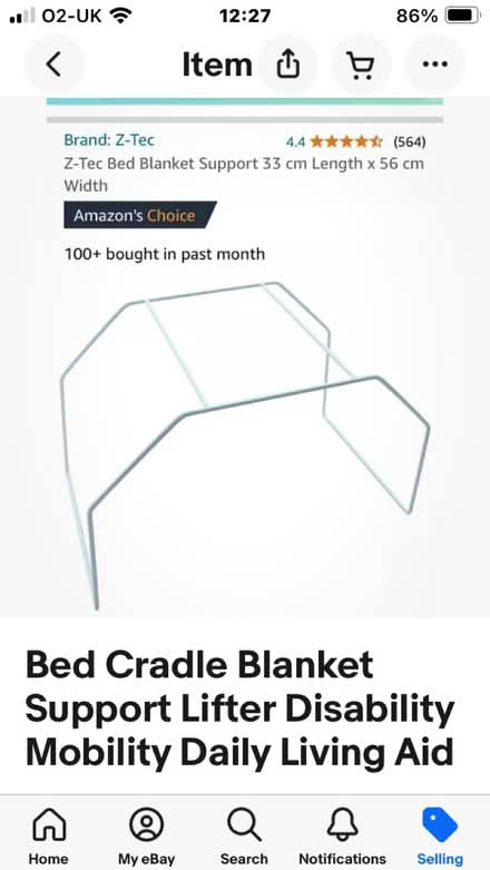 Photo of free Bed cradle blanket/duvet support (Westham BN24) #1