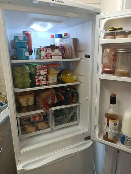 Photo of free Hotpoint Aquarius fridge freezer. (Foxwood YO24) #1