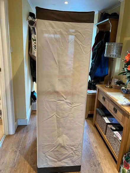 Photo of free Pine and Canvas Wardrobe (North Ascot SL5) #2