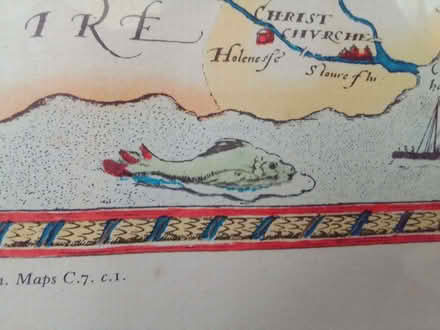 Photo of free Framed antique map of Hampshire (Brookvale RG21) #1