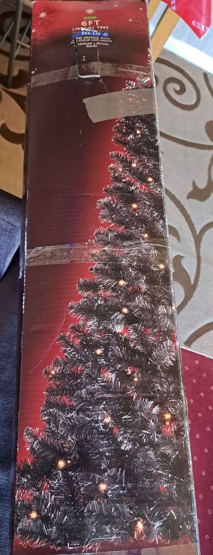 Photo of free Christmas tree 6ft with built in lights (Havant PO9) #1
