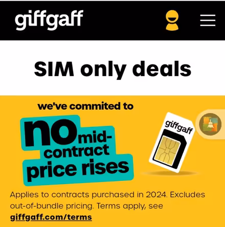Photo of Giffgaff SIM (Leith EH6) #1