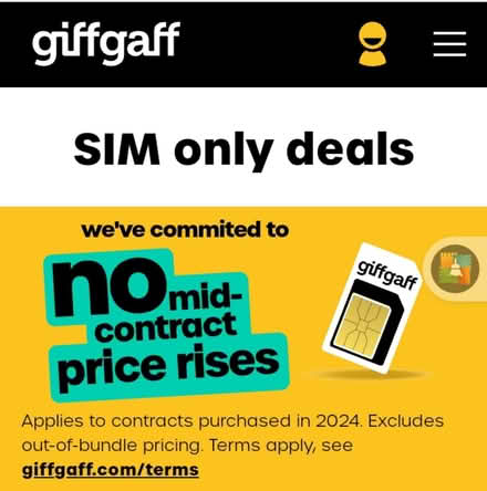 Photo of Giffgaff SIM (Leith EH6) #1