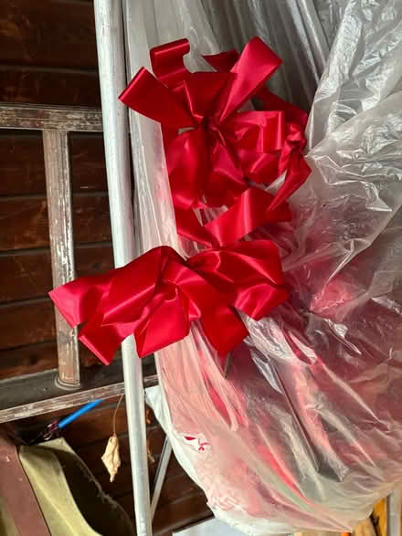 Photo of free red ribbons (32 Ridge Road, 48069) #1