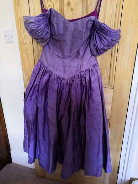 Photo of free Raw silk evening / bridesmaid dress (Grandpont OX1) #1