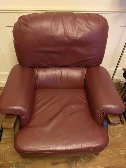 Photo of free Leather armchair (Clitheroe BB7) #2