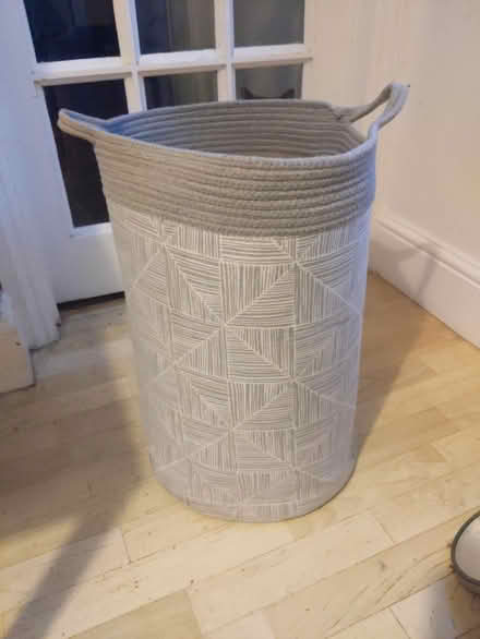 Photo of free Grey laundry bin (Bushey, WD23) #1