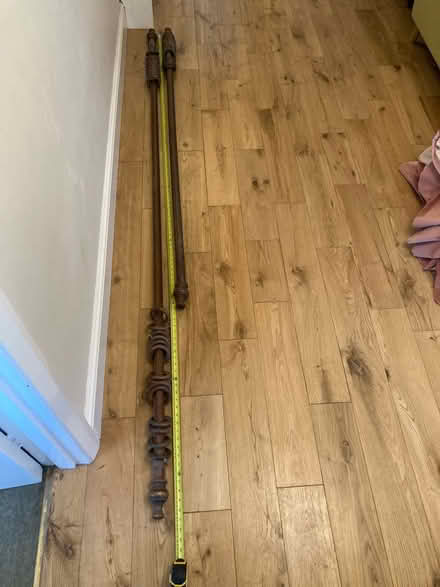 Photo of free Wooden curtain poles (So51) #1
