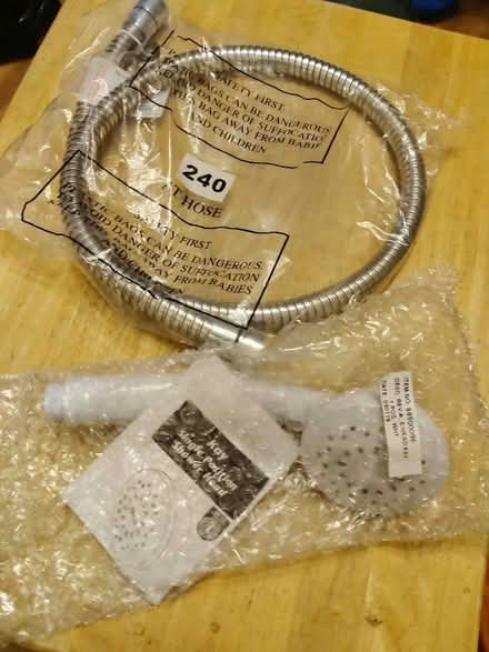 Photo of free New shower head and connector (Lifford B30) #1