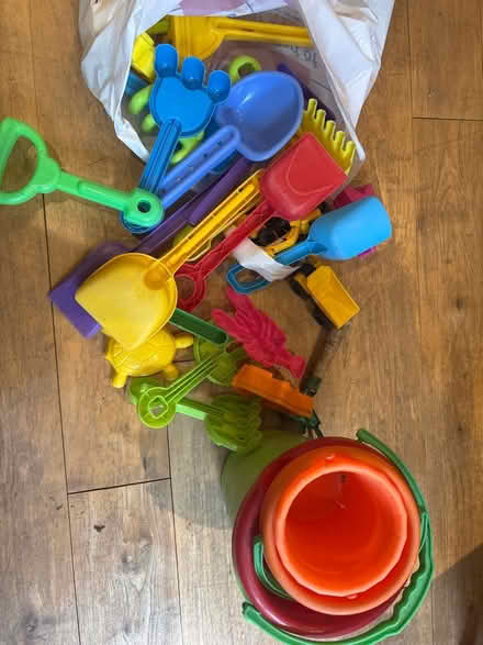 Photo of free Bag of sand toys (Upper Street, Islington, N1) #1