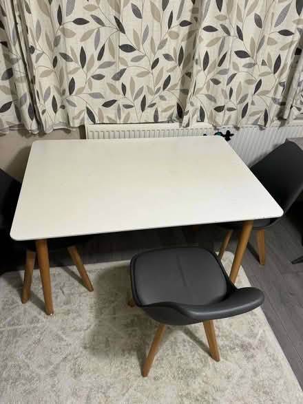 Photo of free Dining set with 3 chairs (Battersea SW11) #2
