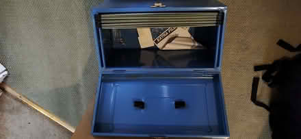 Photo of free Metal document box, blue (Poulton CH44) #2