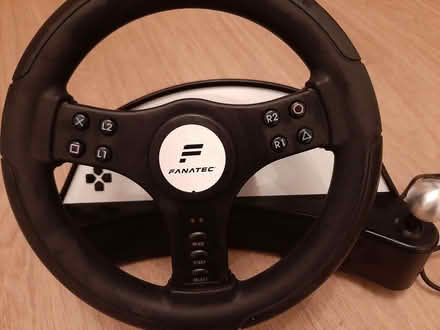 Photo of free Gaming steering wheel and pedals (Beaconsfield HP9) #3