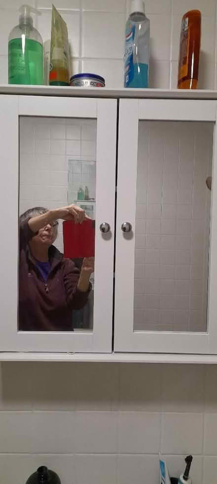 Photo of free 2 bathroom cabinets (Wallington PO16) #2