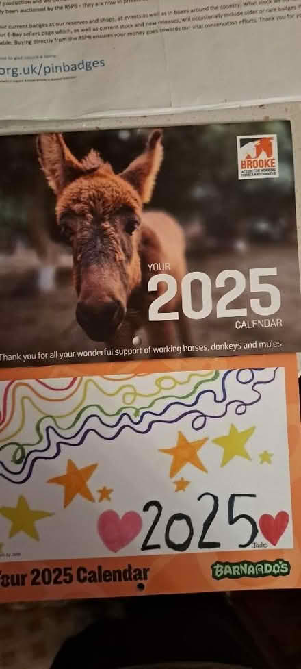 Photo of free 3 2025 calenders +1 diary (Churchgate EN8) #1