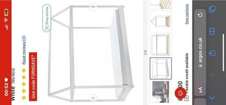 Photo of free House shaped single bed in white (Knotty Ash L14) #2