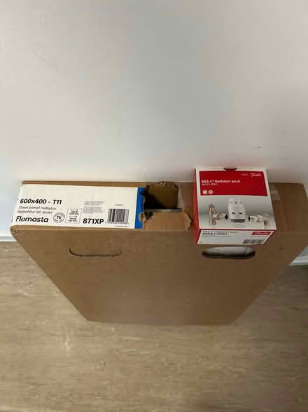 Photo of free Small Radiator 60cm x 40cm +valves (SW9) #2