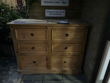 Photo of free Wooden chest of drawers (E1 5DE) #1