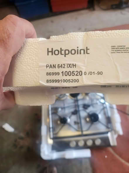 Photo of free Hotpoint Gas Hob 4 burner (Belle Vue SY3) #2