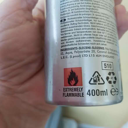 Photo of free Styling mousse (Blackhall EH4) #2