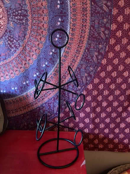 Photo of free Metal 4 bottle wine rack (Builth wells LD2) #1