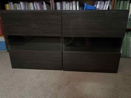 Photo of free IKEA shelf unit with glass doors (hastings tn34) #1