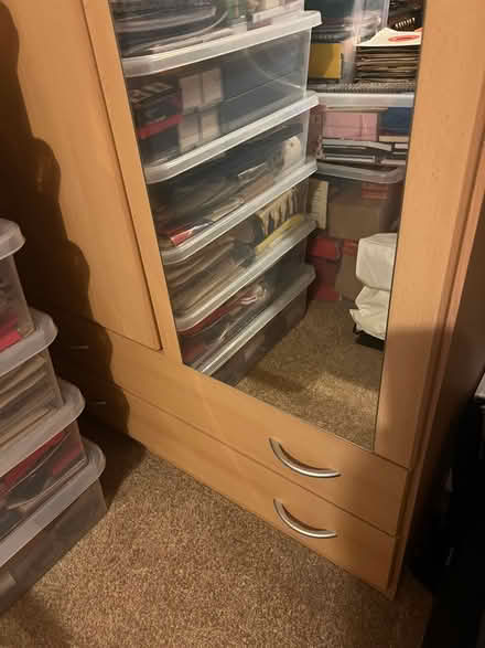 Photo of free Large wardrobe with mirror (Oakwood DE21) #2