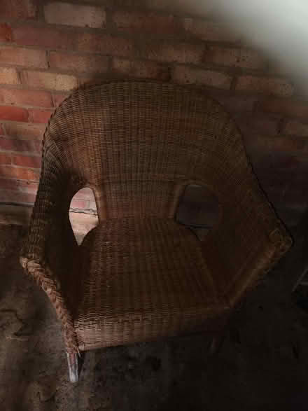 Photo of free wicker chairs (Bradbourne Lakes TN13) #1