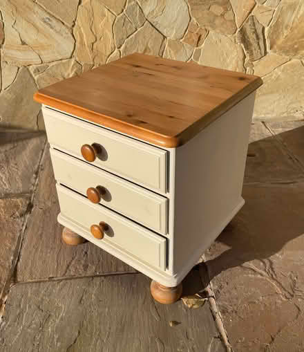 Photo of free Pair of Pine bedside drawers (Seaford BN25) #1