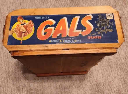 Photo of free Vintage wooden crate (Carlsbad) #2