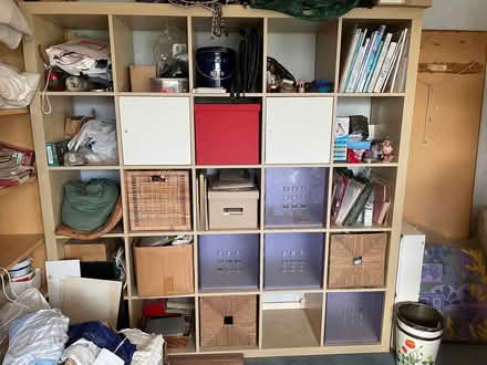 Photo of free Ceiling height storage unit complete with baskets and boxes (Wombourne WV5) #1