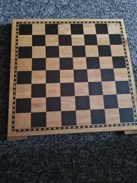Photo of free Wooden Chess/draughts set (NG15) #1