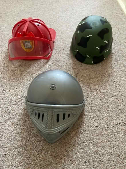 Photo of free Children’s Dressing Up Helmets (Ashtead KT21 near Epsom) #1