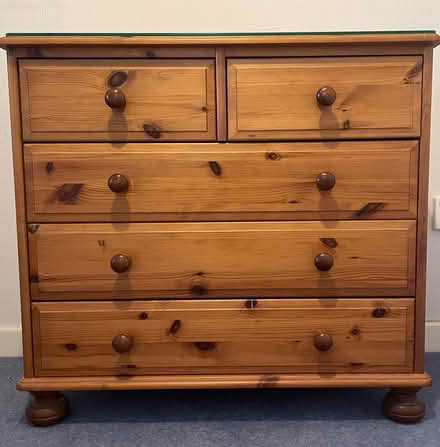 Photo of free Pine chest drawers (Seaford BN25) #1