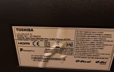 Photo of free Toshiba 32” TV (Wallsend NE28) #4