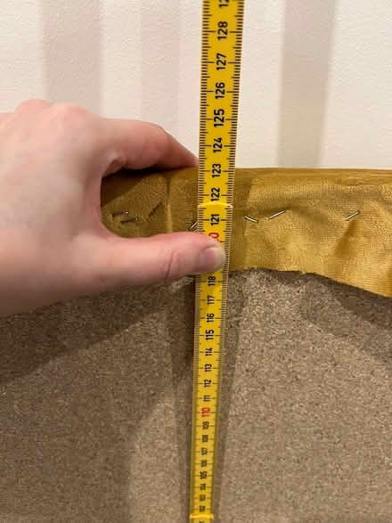 Photo of free Golden Velvet Headboard (S Double) (SE1) #3