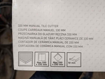 Photo of free Tile cutter (Bessels Green TN13) #2