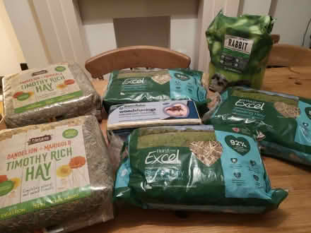 Photo of free Hay, wood shavings and rabbit food (Fairfield LA1) #1