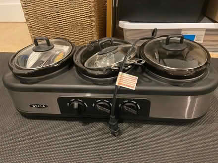Photo of free Triple Slow Cooker (Belmont) #2