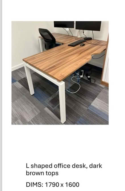 Photo of free L shape desk (ME5 Chatham) #1