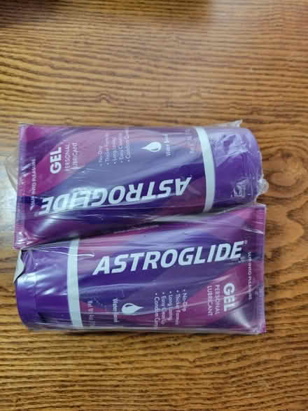 Photo of free Astroglde lubricant 2 tubes New (Arlington MA) #1
