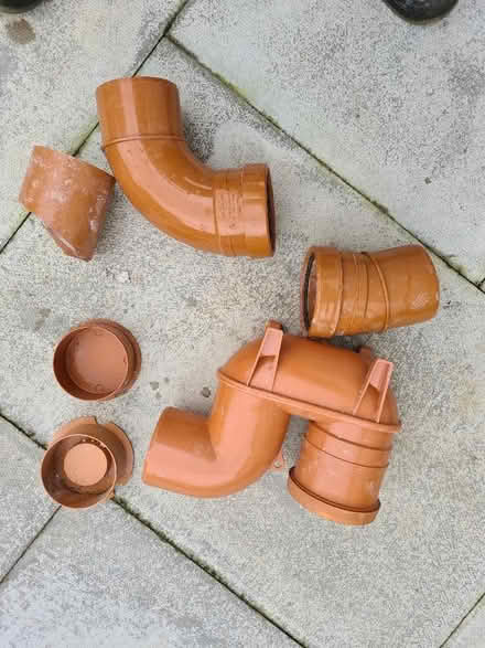 Photo of free Drainage pipe connectors and bits (Walsworth SG4) #1
