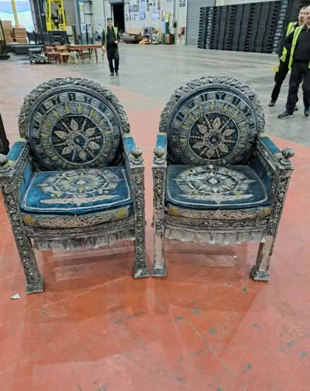 Photo of free Pattern chairs x 2 (Aberdare CF44) #1