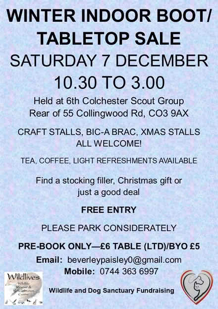 Photo of support sat 7 december 10.30 (Lexden CO3) #1